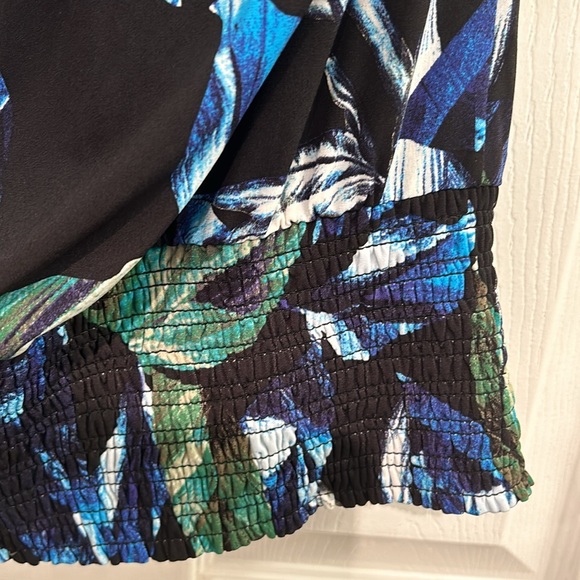 NWT WHBM Cross Front MJ Halter-Elana Leaf Black-SZ-Medium - Picture 7 of 10